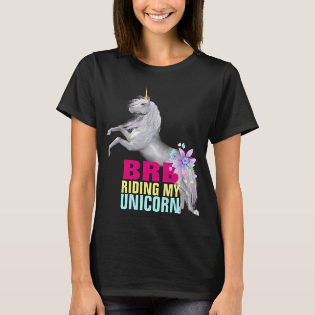 T-shirt ***Camisa-T básica para mulheres da Unicórn (Frente)