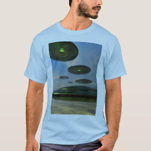 T-shirt Camisa-T da Frota de Saucer Voadora