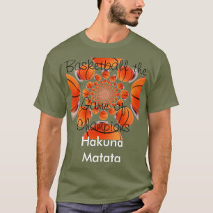 T-shirt Camisa-T de Basquete Confortável de Hakuna Matata