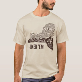 T-shirt Camisa-T de caminhada Adirondack High Peaks (Logot
