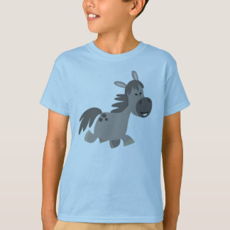 T-shirt Camisa-T de Cinza de Cartoon Bonita
