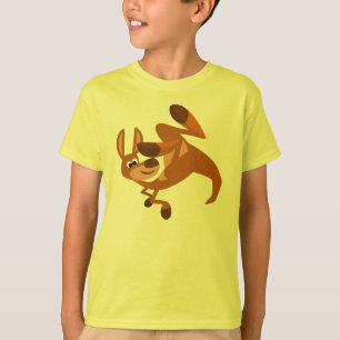 T-shirt Camisa-T de Crianças Somersault de Kangaroo