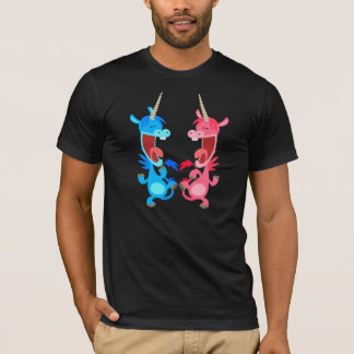 T-shirt Camisa-T de dança de desenho animado