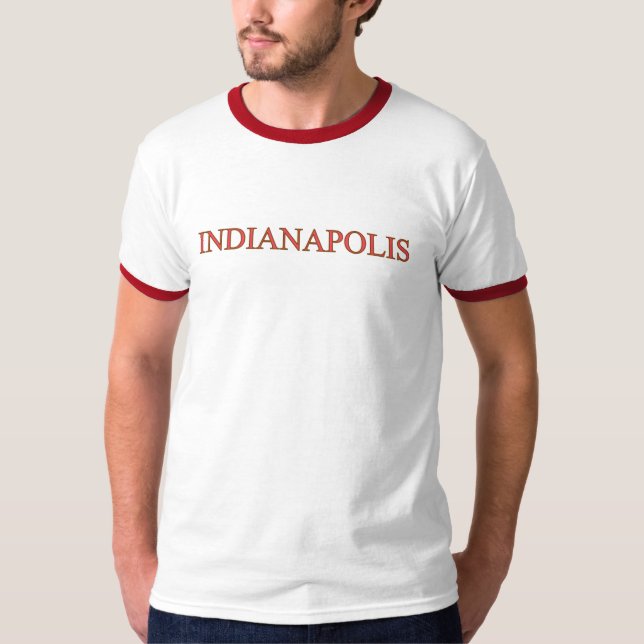 T-shirt Camisa-T de Indianápolis (Frente)