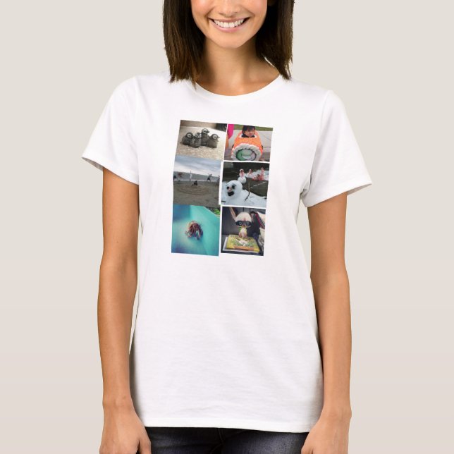 T-shirt Camisa-T de Instagrama Médio (Frente)
