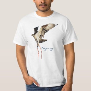 T-shirt Camisa-T de Voo Osprey Fish Hawk