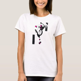 T-shirt Camisa-T, Design, verde, feminina