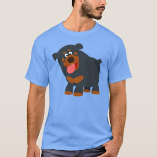 T-shirt Camisa-T giratória de desenho animado e bonito