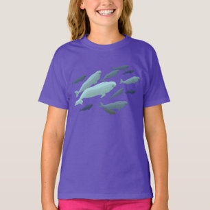 T-shirt Camiseta-doce de-baleia Beluga