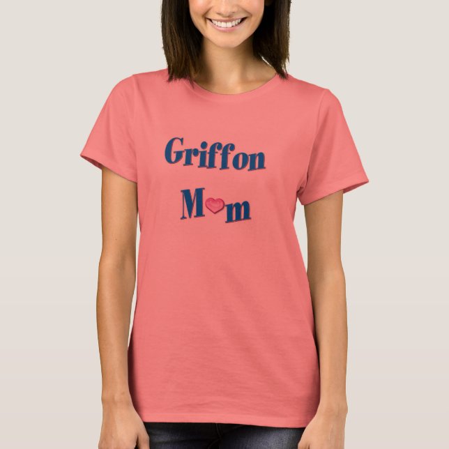 T-shirt Camiseta-mãe Griffon (Frente)