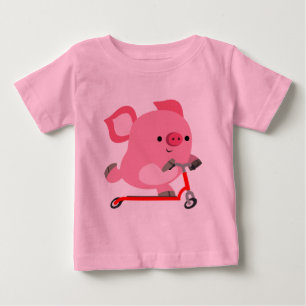 T-shirt Camiseta-Patinete-Porco-Camiseta-Porco