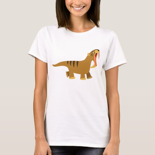 T-shirt Camiseta-T de Thylacosmilus (Frente)