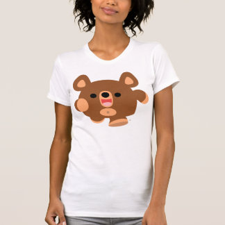 T-shirt Camiseta-T de Urso Energético de Cartoons Bonitos