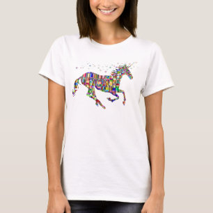 T-shirt Camiseta-T-Pixel Mágico da Unicórn