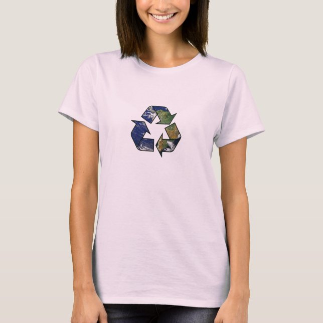 T-shirt Camiseta-T-reciclar (Frente)
