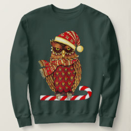 T-shirt Camisola da coruja do Natal