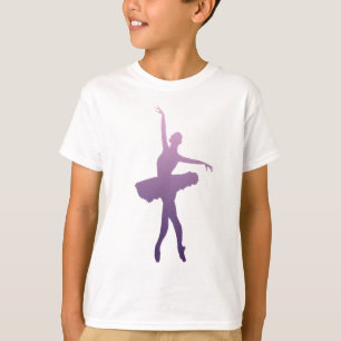 T-shirt Camisola das meninas do balé