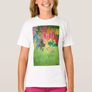 T-shirt Camisola de 3 meninas dos ursos