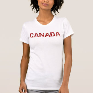 T-shirt Camisola de alças da folha de bordo do Canadá da