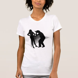 T-SHIRT CAMISOLA DE ALÇAS DAS SENHORAS DO ESTÚDIO DE