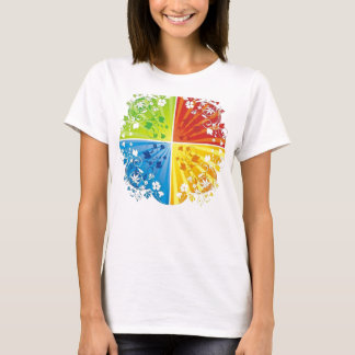 T-shirt Camisola de alças de 4 cores