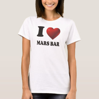 T-shirt Camisola de alças do bar de Marte das meninas