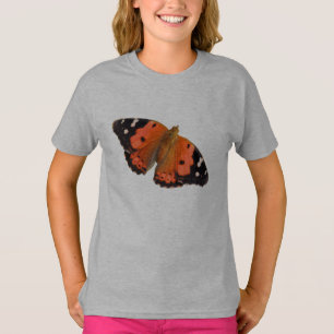 T-shirt Camisola de alças do design da borboleta de