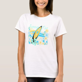 T-shirt Camisola de alças do divertimento do verão