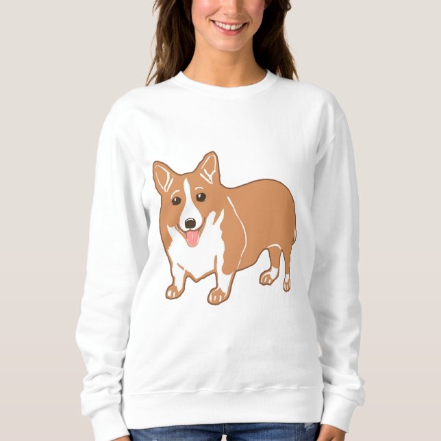 T-shirt Camisola de Corgi (Frente)