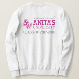 T-shirt Camisola do logotipo da universidade de Anita