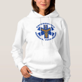 T-shirt Camisola "EMT/EMS" Hoodie, de uso feminino