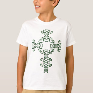 T-shirt Camisola irlandesa verde do Hoodie da cruz celta