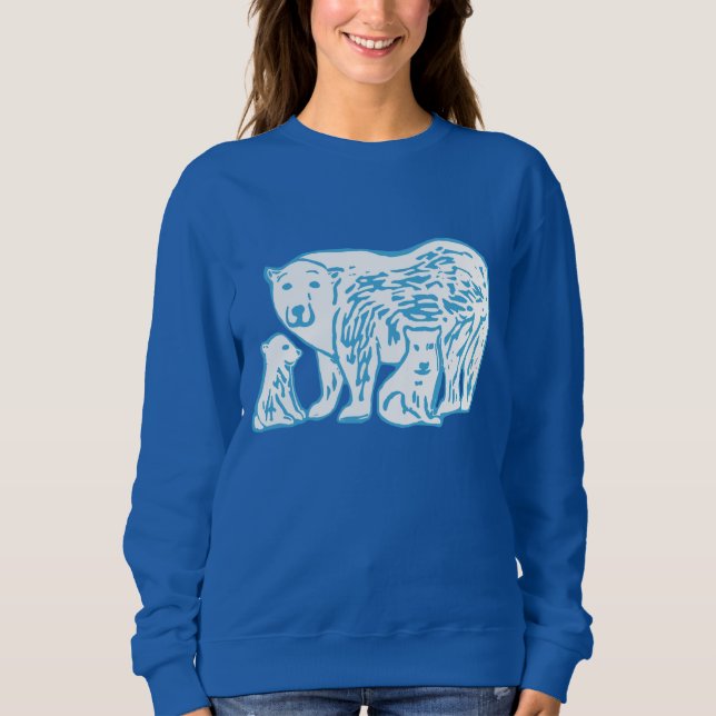 T-shirt Camisola polar de ursos (Frente)