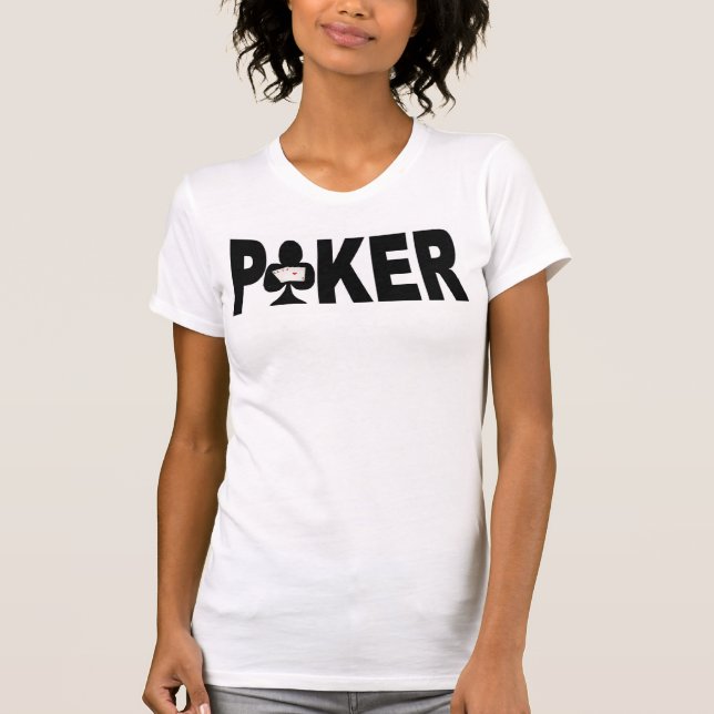 T-shirt Camisole de Mulheres Jogadoras do POKER (Frente)