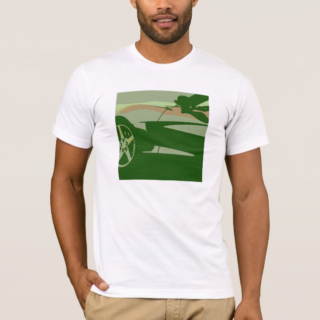 T-shirt Camouflage Green Corvette (Frente)