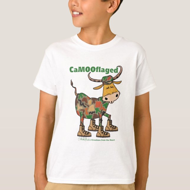 T-shirt Camouflauge Bull (Frente)