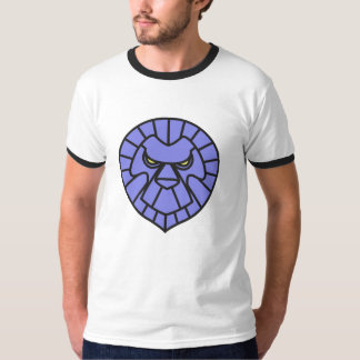 T-shirt Campainha esboçada karmas T do leão de Jackie