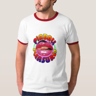 T-shirt Campainha vermelha T dos prazeres do Pinball
