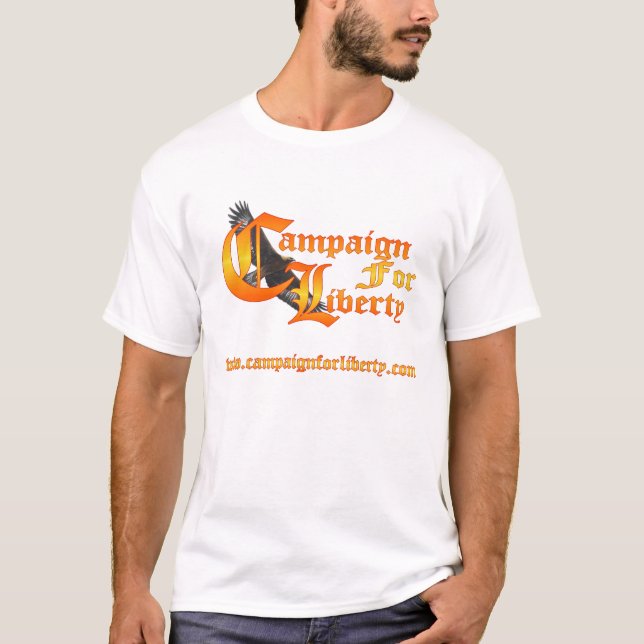 T-shirt Campanha pela águia da liberdade (Frente)