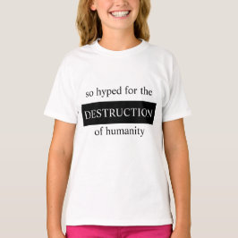 T-shirt campanha publicitária