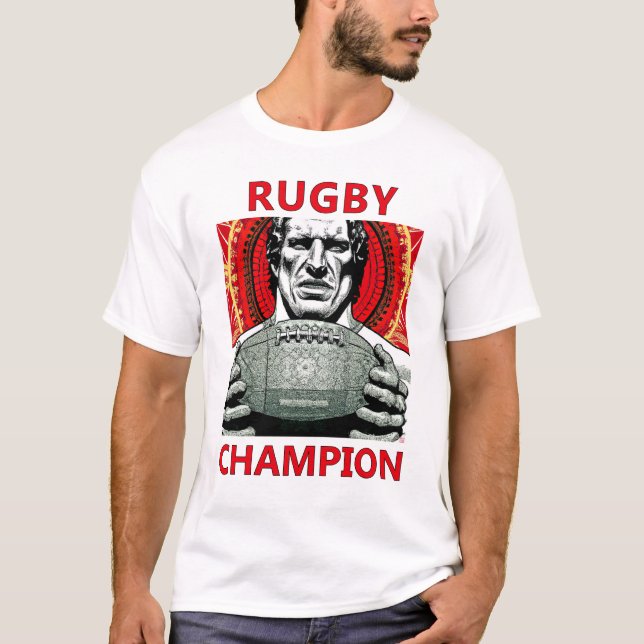 T-Shirt campeão de rugby (Frente)