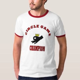 T-shirt Campeão do jogo do círculo