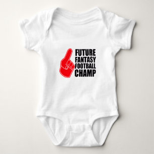 T-shirt Campeão futuro do futebol da fantasia