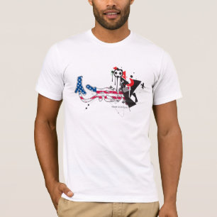 T-shirt Campeonato do mundo 2010 do FSM - bandeira dos EUA