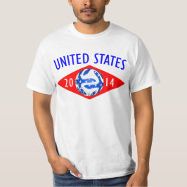 T-shirt Campeonato do mundo 2014 dos Estados Unidos