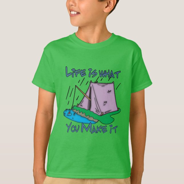 T-shirt Camping Life (Frente)