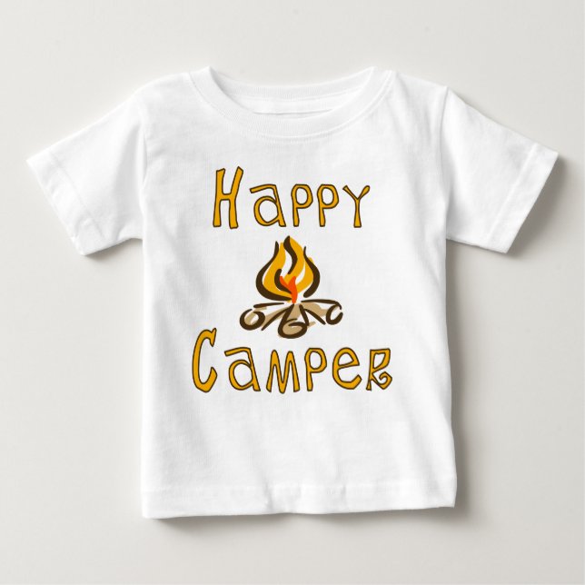 T-shirt campista feliz (Frente)