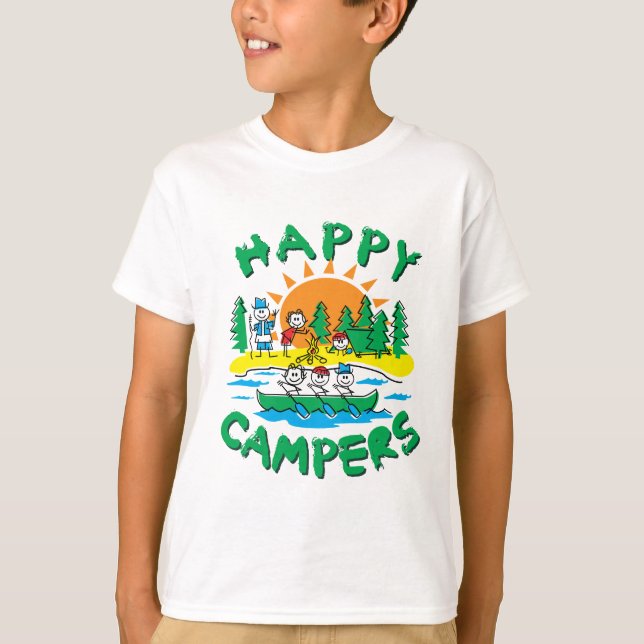 T-shirt Campistas felizes (Frente)