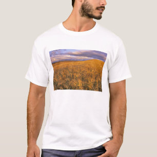 T-shirt Campo de cevada madura ao longo das Rochosas