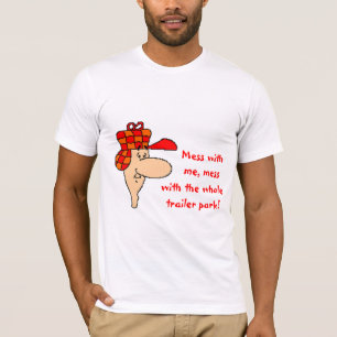 T-shirt Campónio, confusão com o parque de caravanas